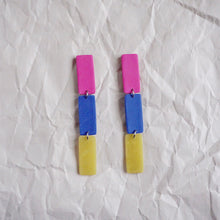 Load image into Gallery viewer, Linear Stack Earrings 004