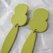 Load image into Gallery viewer, Fig. 8 Earrings in Chartreuse