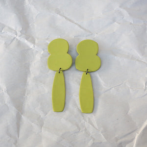 Fig. 8 Earrings in Chartreuse